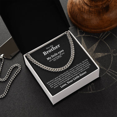 New Big Brother Cuban Necklace - Love You This Much